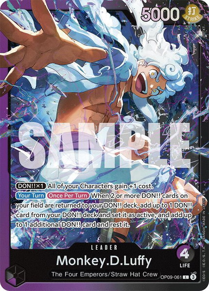 Monkey.D.Luffy (OP09-061) - Starter Deck 26: PURPLE/BLACK Monkey.D.Luffy One Piece trading card