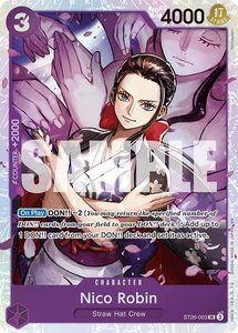 Nico Robin - Starter Deck 26: PURPLE/BLACK Monkey.D.Luffy (ST-26) #ST26-003 - Super Rare One Piece Trading Card