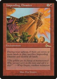 Impending Disaster - Urza's Legacy (ULG) #82 - Rare Magic: The Gathering Trading Card