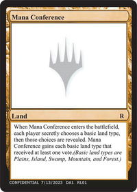 Mana Conference - Un-Known Event Playtest Cards  #null - Rare Magic: The Gathering Trading Card