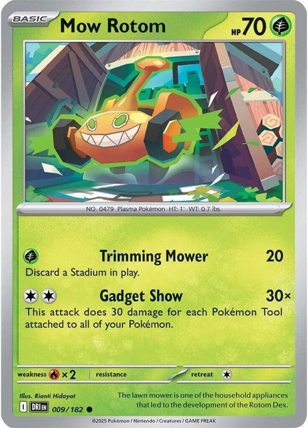 Mow Rotom - SV10: Destined Rivals Pokémon trading card