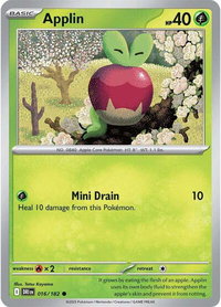 Applin - SV10: Destined Rivals (DRI) #016/182 - Common Pokémon Trading Card