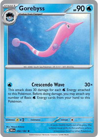 Gorebyss - SV10: Destined Rivals (DRI) #056/182 - Rare Pokémon Trading Card