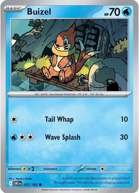 Buizel - SV10: Destined Rivals Pokémon trading card