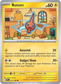 Rotom - 077/182 - SV10: Destined Rivals (DRI) #077/182 - Common Pokémon Trading Card