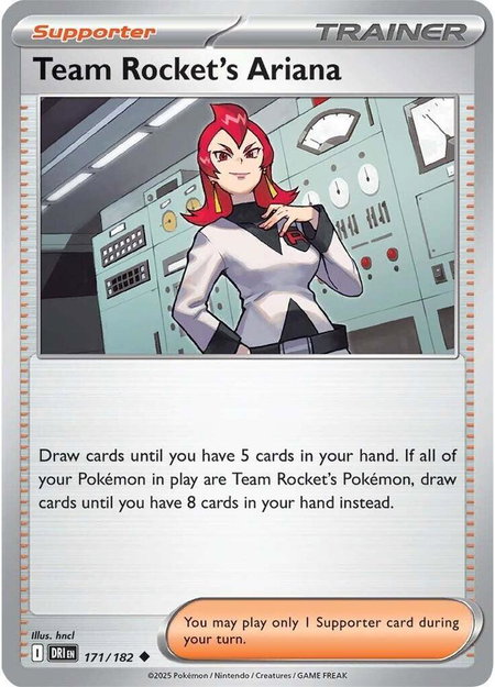Team Rocket's Ariana - 171/182 - SV10: Destined Rivals Pokémon trading card