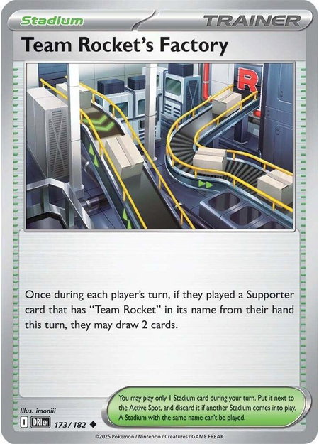 Team Rocket's Factory - SV10: Destined Rivals Pokémon trading card