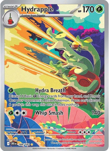 Hydrapple - 188/182 - SV10: Destined Rivals Pokémon trading card