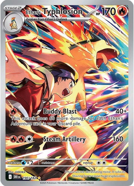 Ethan's Typhlosion - 190/182 - SV10: Destined Rivals Pokémon trading card