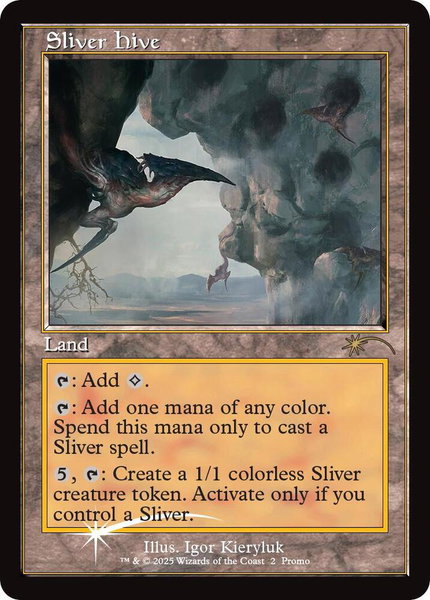 Sliver Hive (Retro Frame) trading card from MagicFest Cards Sliver Hive (Retro Frame) - MagicFest Cards Magic: The Gathering trading card