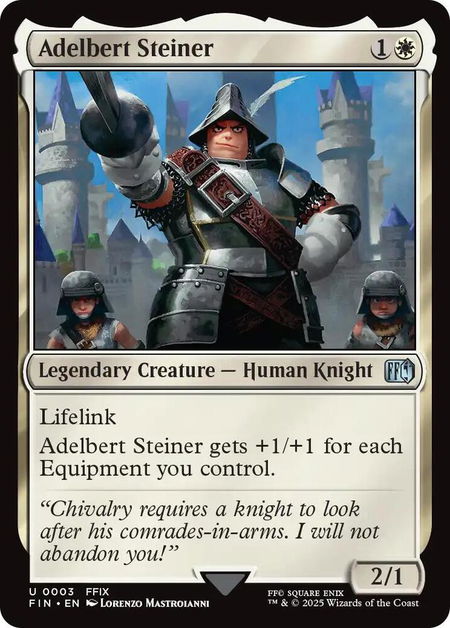 Adelbert Steiner - FINAL FANTASY Magic: The Gathering trading card