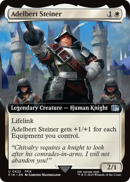 Adelbert Steiner (Extended Art) - FINAL FANTASY Magic: The Gathering trading card