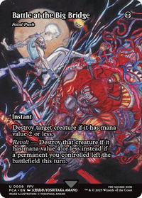 Battle at the Big Bridge - Fatal Push (Showcase) - FINAL FANTASY: Through the Ages (FCA) #9 - Uncommon Magic: The Gathering Trading Card