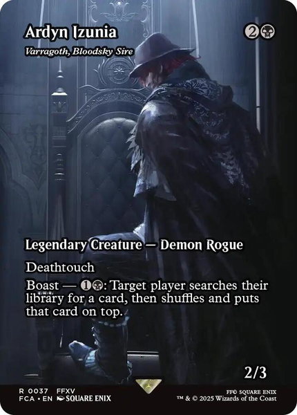 Ardyn Izunia - Varragoth, Bloodsky Sire (Showcase) trading card from FINAL FANTASY: Through the Ages Ardyn Izunia - Varragoth, Bloodsky Sire (Showcase) - FINAL FANTASY: Through the Ages Magic: The Gathering trading card