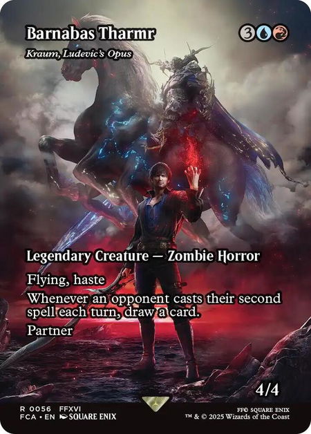 Barnabas Tharmr - Kraum, Ludevic's Opus (Showcase) - FINAL FANTASY: Through the Ages Magic: The Gathering trading card