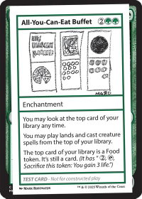 All-You-Can-Eat Buffet - Mystery Booster 2 Playtest Cards (MB2PC) #null - Common Magic: The Gathering Trading Card
