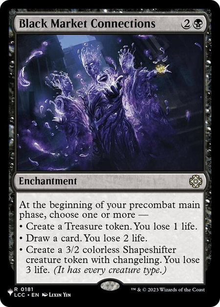 Black Market Connections - The List Reprints Magic: The Gathering trading card