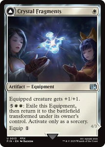 Crystal Fragments - FINAL FANTASY (FIN) #13 - Uncommon Magic: The Gathering Trading Card