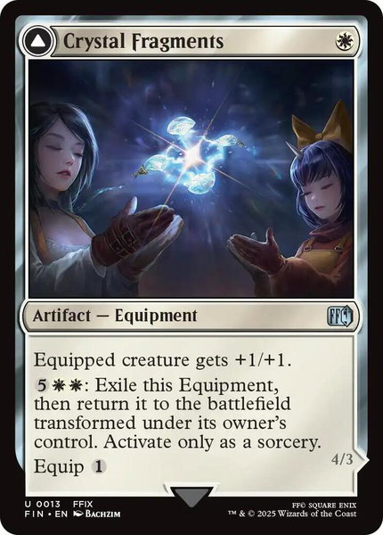 Crystal Fragments trading card from FINAL FANTASY Crystal Fragments - FINAL FANTASY Magic: The Gathering trading card