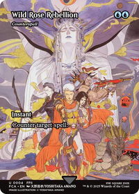 Wild Rose Rebellion - Counterspell (Showcase) - FINAL FANTASY: Through the Ages (FCA) #4 - Uncommon Magic: The Gathering Trading Card