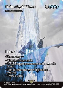 To the Crystal Tower - Cryptic Command (Showcase) - FINAL FANTASY: Through the Ages (FCA) #29 - Rare Magic: The Gathering Trading Card