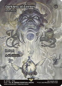 Darkness of Eternity - Dark Ritual (Showcase) - FINAL FANTASY: Through the Ages (FCA) #8 - Rare Magic: The Gathering Trading Card