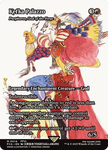 Kefka Palazzo - Purphoros, God of the Forge (Showcase) - FINAL FANTASY: Through the Ages (FCA) #14 - Mythic Rare Magic: The Gathering Trading Card