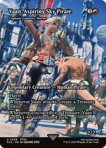 Vaan, Aspiring Sky Pirate - Captain Lannery Storm (Showcase) - FINAL FANTASY: Through the Ages (FCA) #38 - Uncommon Magic: The Gathering Trading Card