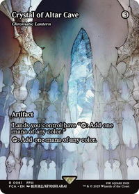 Crystal of Altar Cave - Chromatic Lantern (Showcase) - FINAL FANTASY: Through the Ages (FCA) #61 - Rare Magic: The Gathering Trading Card