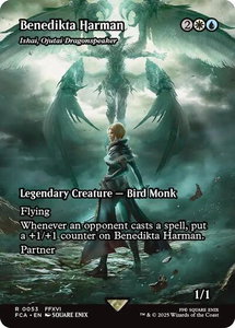 Benedikta Harman - Ishai, Ojutai Dragonspeaker (Showcase) - FINAL FANTASY: Through the Ages (FCA) #53 - Rare Magic: The Gathering Trading Card