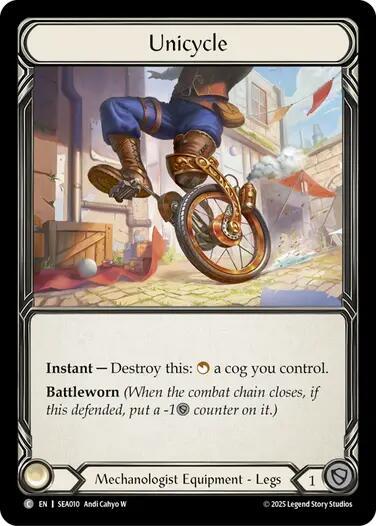 Unicycle - High Seas Flesh and Blood trading card