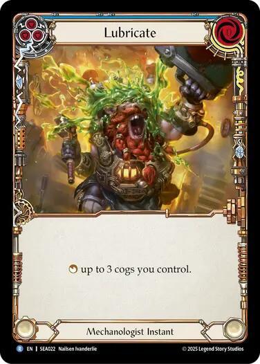 Lubricate - High Seas Flesh and Blood trading card