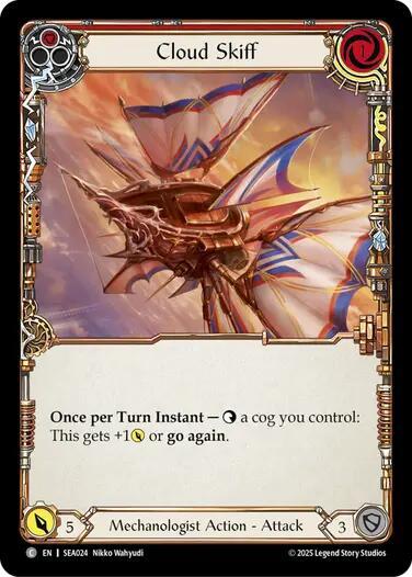 Cloud Skiff (Red) - High Seas Flesh and Blood trading card