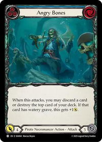Angry Bones (Blue) - High Seas #SEA064 - Common Flesh and Blood Trading Card