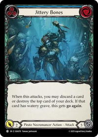 Jittery Bones (Blue) - High Seas #SEA070 - Common Flesh and Blood Trading Card
