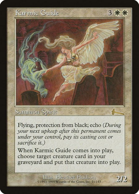 Karmic Guide - Urza's Legacy Magic: The Gathering trading card