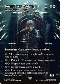 Noctis Lucis Caelum - Kenrith, the Returned King (Showcase) - FINAL FANTASY: Through the Ages (FCA) #23 - Rare Magic: The Gathering Trading Card