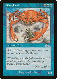 King Crab - Urza's Legacy (ULG) #34 - Uncommon Magic: The Gathering Trading Card