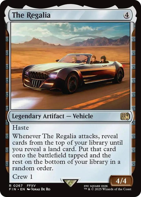 The Regalia - FINAL FANTASY Magic: The Gathering trading card