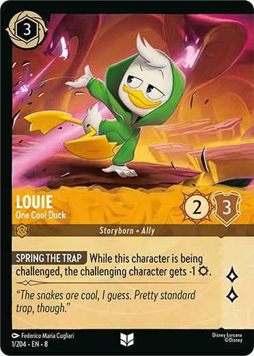 Louie - One Cool Duck (Foil) - Reign of Jafar Disney Lorcana trading card