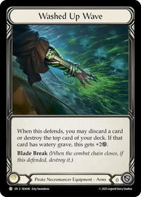 Washed Up Wave (Treasure) - High Seas #SEA046 - Common Flesh and Blood Trading Card