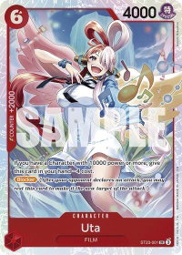 Uta - Starter Deck 23: RED Shanks (ST-23) #ST23-001 - Super Rare One Piece Trading Card