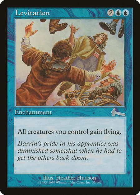 Levitation - Urza's Legacy Magic: The Gathering trading card