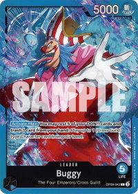 Buggy (OP09-042) - Starter Deck 25: BLUE Buggy (ST-25) #OP09-042 - Leader One Piece Trading Card