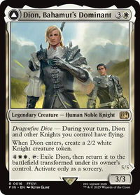 Dion, Bahamut's Dominant - FINAL FANTASY (FIN) #16 - Rare Magic: The Gathering Trading Card