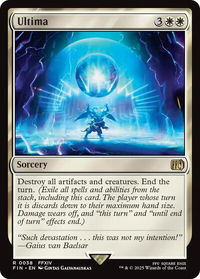 Ultima - FINAL FANTASY (FIN) #38 - Rare Magic: The Gathering Trading Card