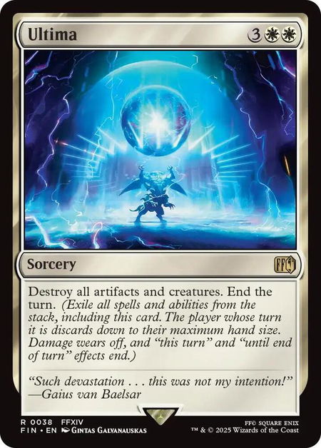 Ultima - FINAL FANTASY Magic: The Gathering trading card