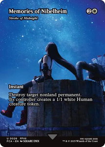 Memories of Nibelheim - Stroke of Midnight (Showcase) - FINAL FANTASY: Through the Ages (FCA) #26 - Uncommon Magic: The Gathering Trading Card