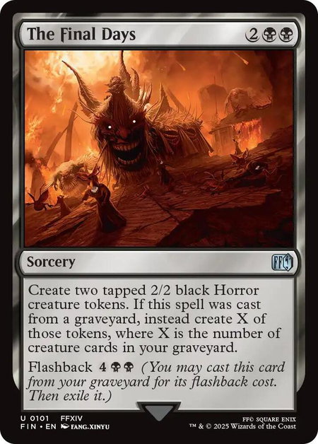 The Final Days - FINAL FANTASY Magic: The Gathering trading card