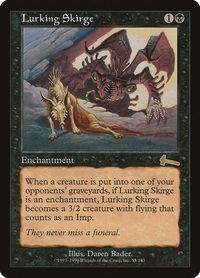 Lurking Skirge - Urza's Legacy (ULG) #55 - Rare Magic: The Gathering Trading Card